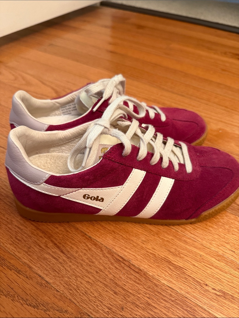 Gola Elan Sneakers - Women’s Size 8, Cerise/Off White/Chalk Pink, size 8